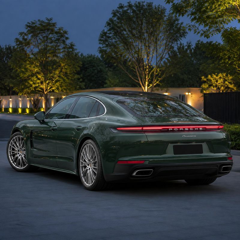 TPU Aventurine Green - Porsche Vinyl Wrap view 5
