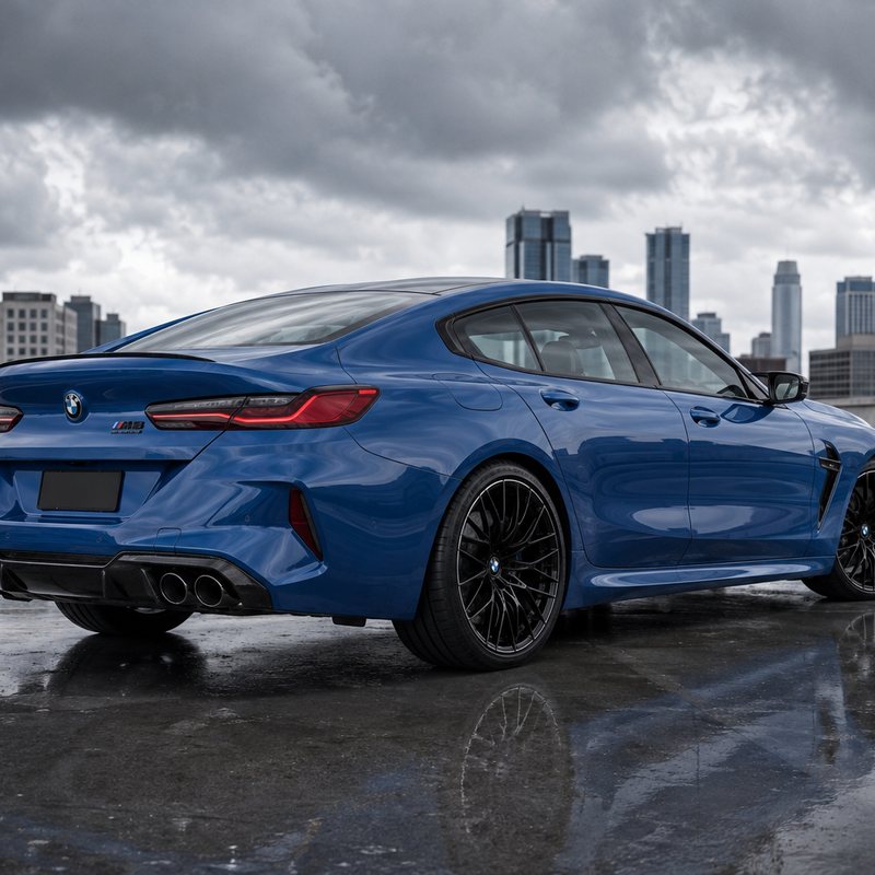 TPU Crystal Blue Black Vinyl Wrap view 5