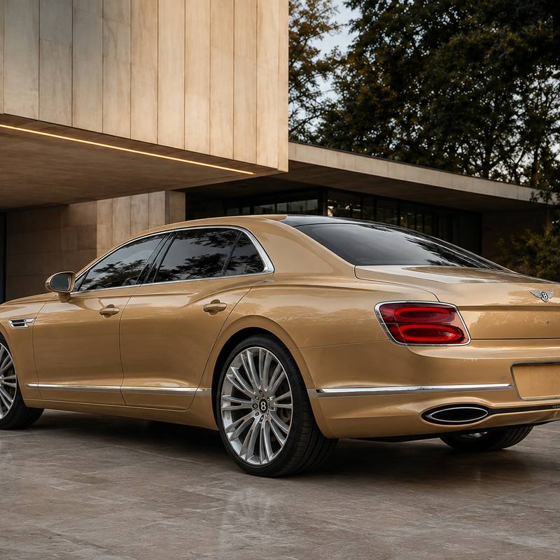TPU Milan Gold Vinyl Wrap view 5