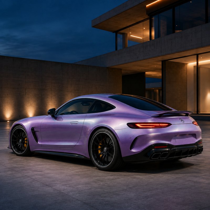 TPU Diamond White Shift Purple Vinyl Wrap view 5
