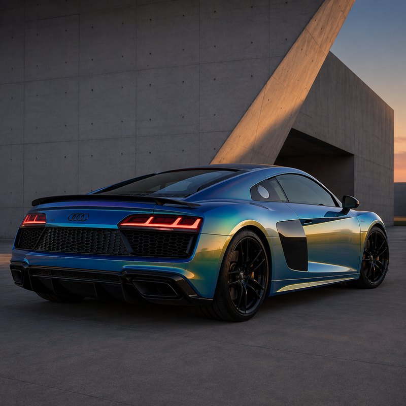 TPU Chameleon-Blue Green Gold Vinyl Wrap view 5