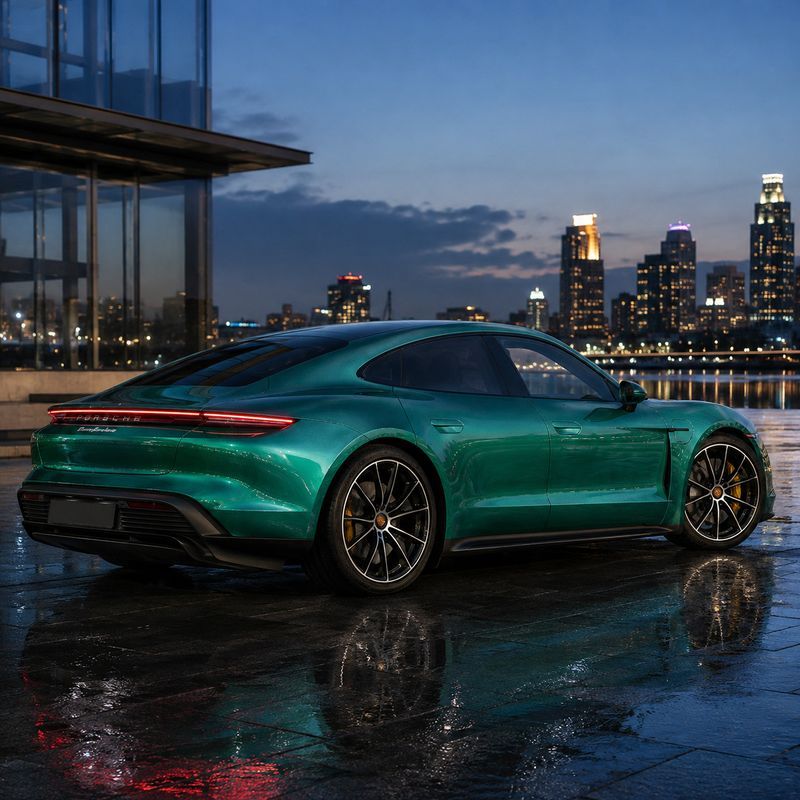 TPU Aurora Diamond Green Vinyl Wrap view 5