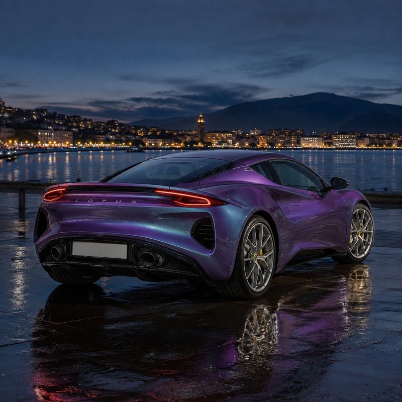 TPU Aurora Diamond Purple-Green Vinyl Wrap view 5