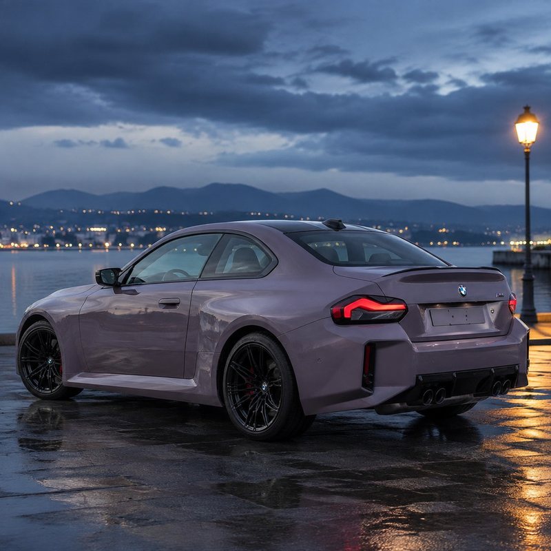 TPU Capri Grey Purple Vinyl Wrap view 5