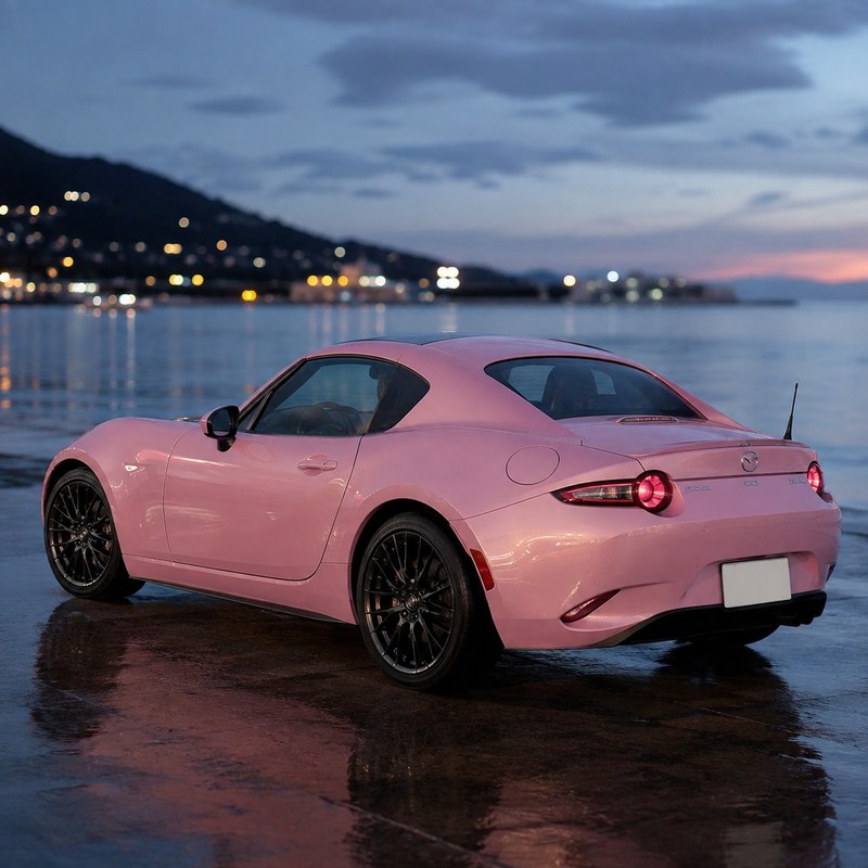 TPU Satin Lolita Pink Vinyl Wrap view 5
