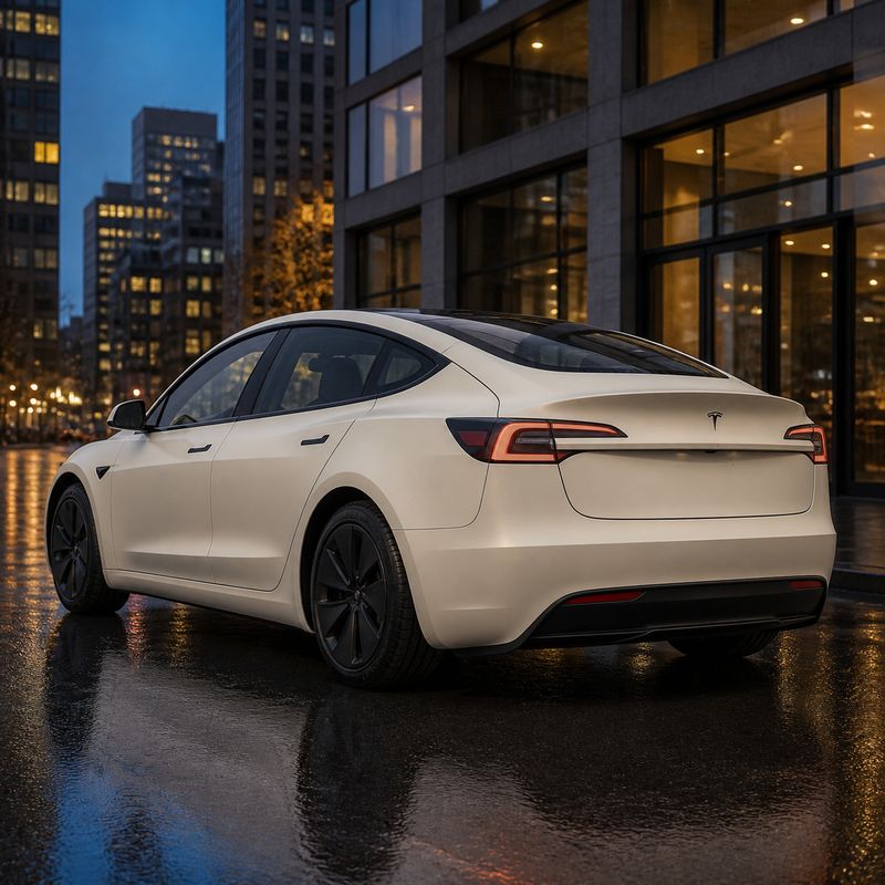 TPU Ultra-Matte Liquid Metal Crescent White Vinyl Wrap view 5