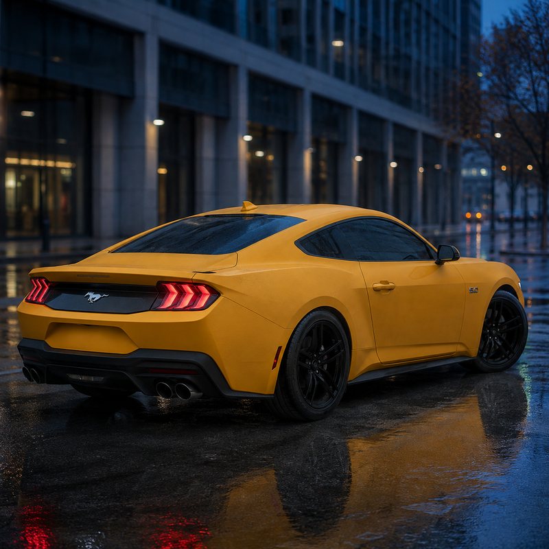 TPU Matte Maple Leaf Yellow Vinyl Wrap view 5