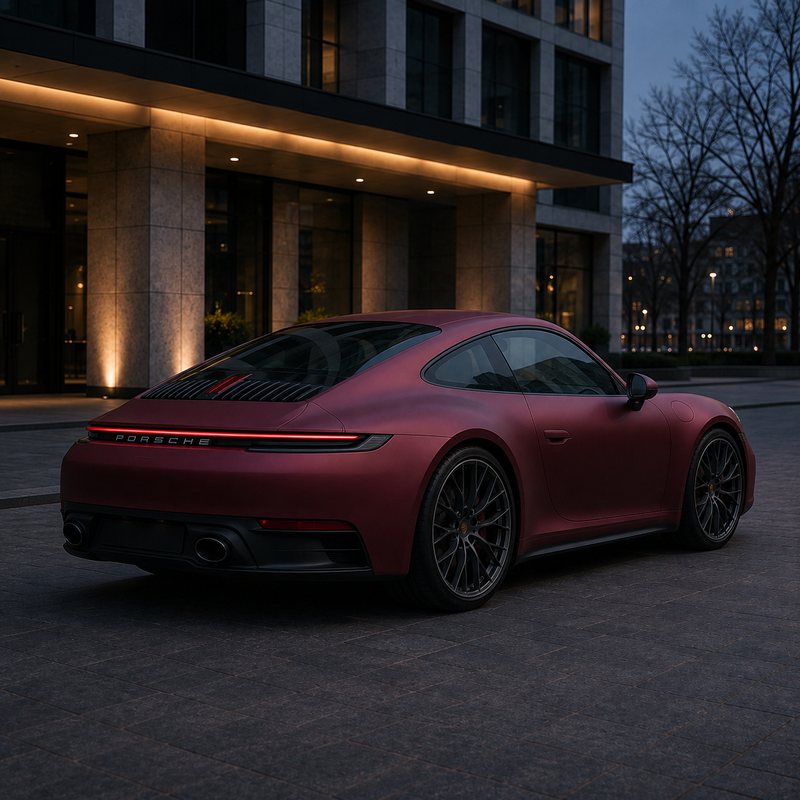 TPU Romanée Red (Matte) Vinyl Wrap view 5
