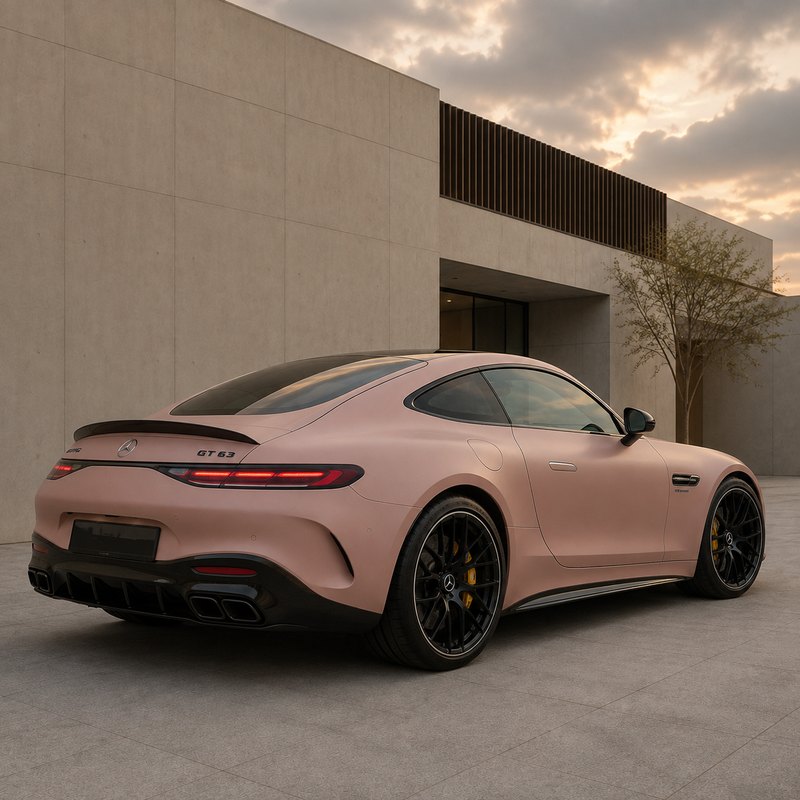 TPU Satin Oolong Milk Tea Pink Vinyl Wrap view 5