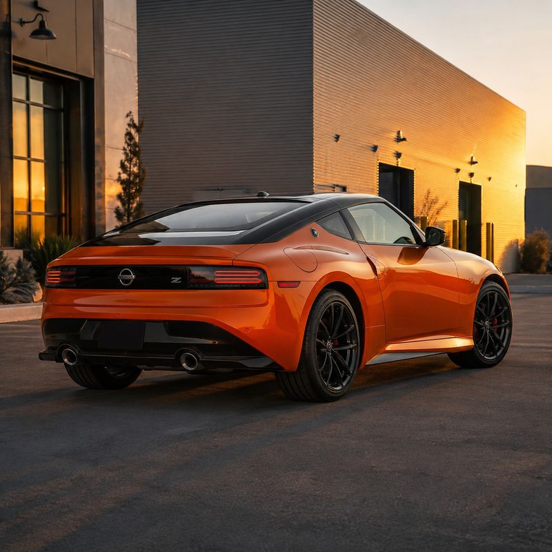 TPU Luminous Gold-Orange-Red Vinyl Wrap view 5