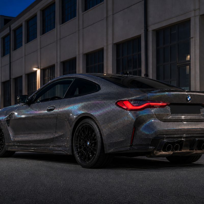 TPU Laser carbon fiber Vinyl Wrap view 5
