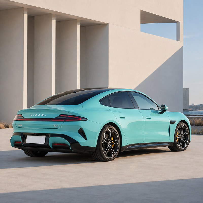 TPU Tiffany Blue Vinyl Wrap view 5