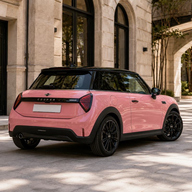 TPU Rouge Powder Pink Vinyl Wrap view 5