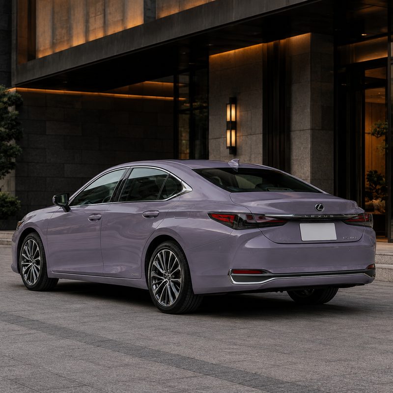 TPU Misty Grey Purple Vinyl Wrap view 5