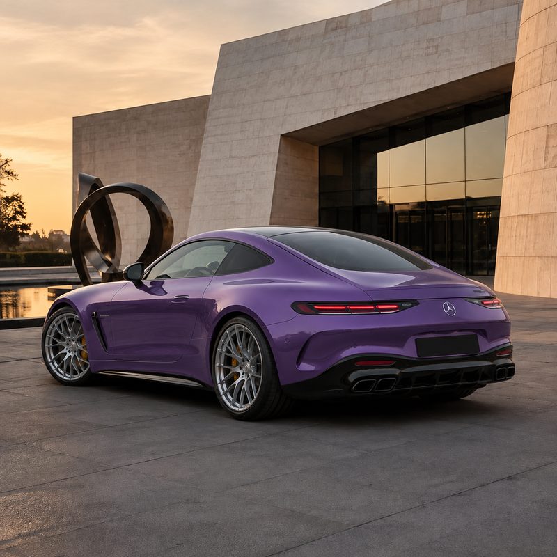 TPU Sunset Purple Vinyl Wrap view 5