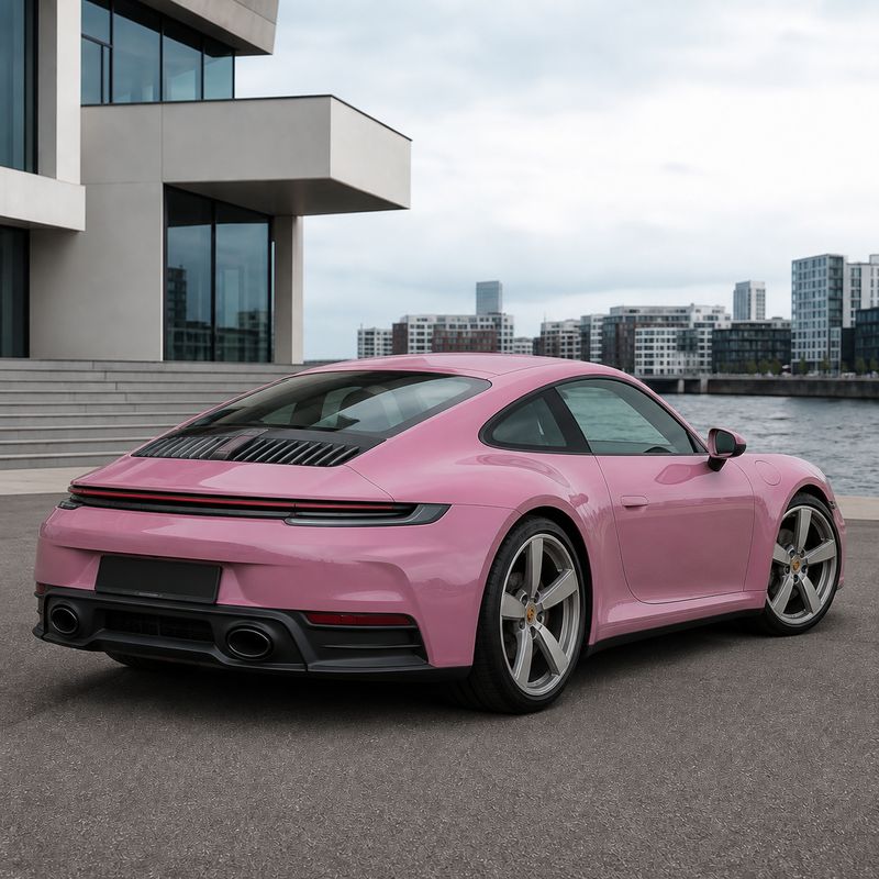 TPU Lcy Berry Pink Vinyl Wrap view 5