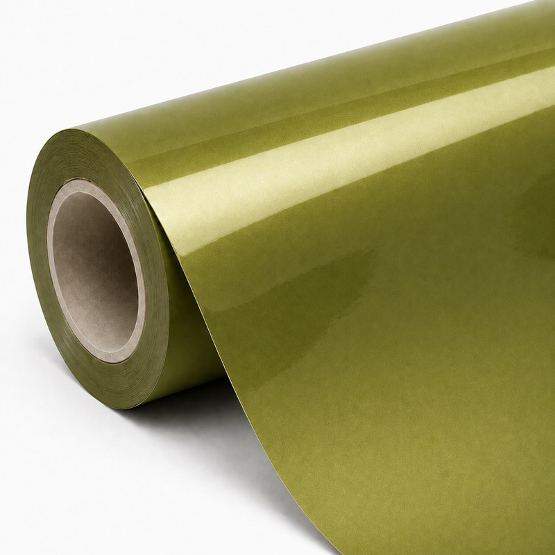 TPU Metal STO track gold-green - Lamborghini Vinyl Wrap