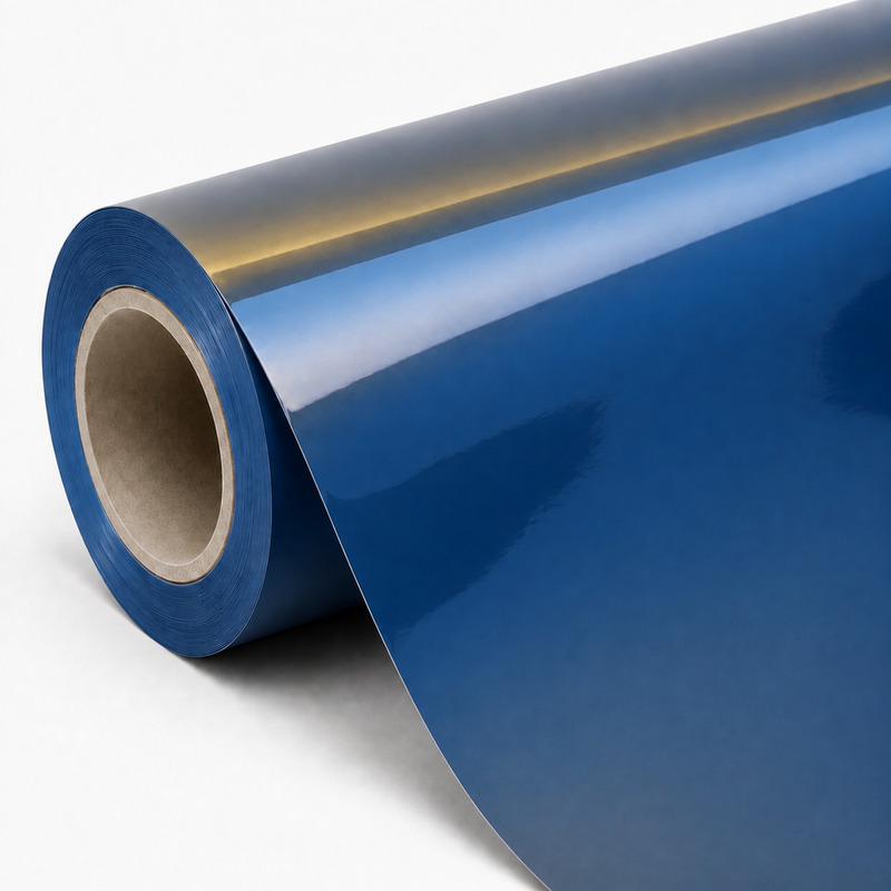 TPU Luminous Blue Gold Vinyl Wrap