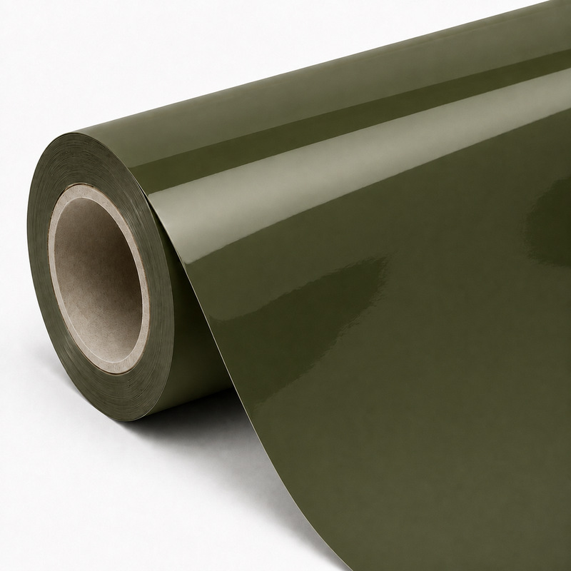 TPU Olive Green - Porsche Vinyl Wrap