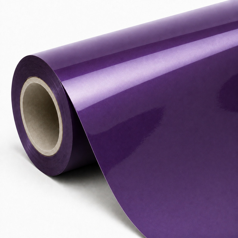 TPU Diamond White Shift Purple Vinyl Wrap