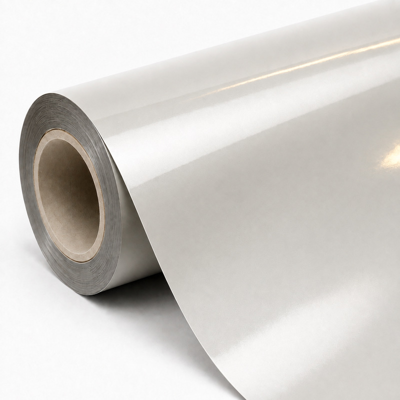 TPU Diamond White Shift Gold Vinyl Wrap