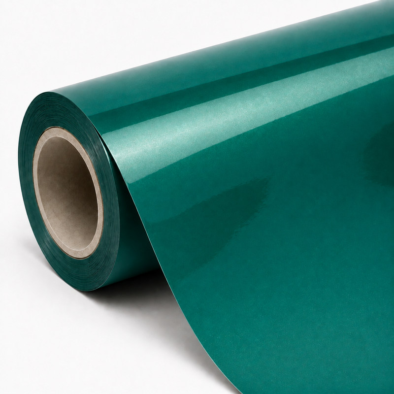 TPU Diamond White Shift Pine Green Vinyl Wrap