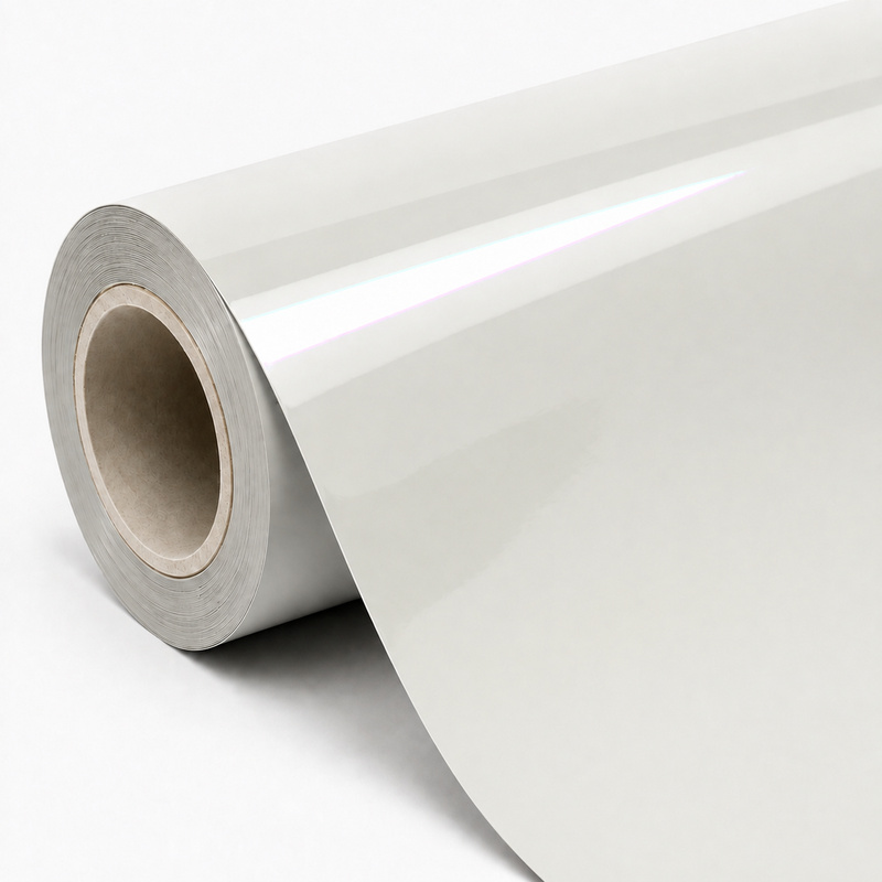 TPU Laser White Vinyl Wrap