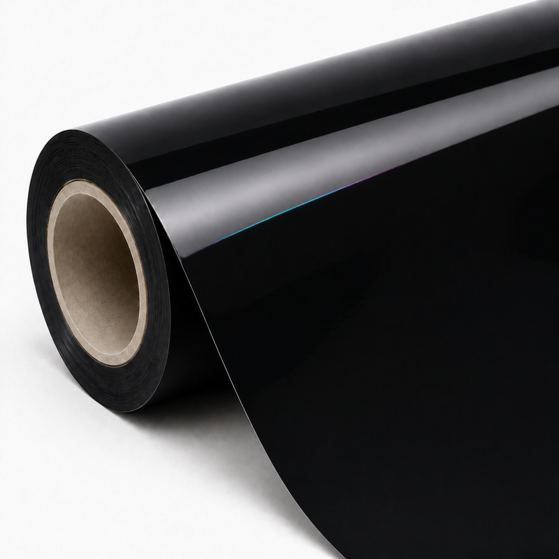 TPU Laser Black Vinyl Wrap