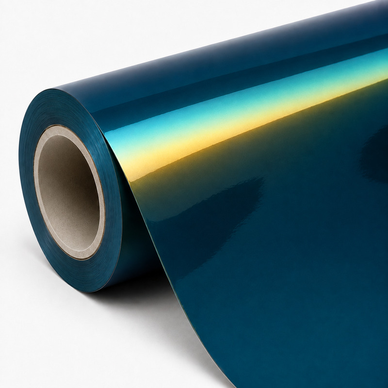 TPU Chameleon-Blue Green Gold Vinyl Wrap