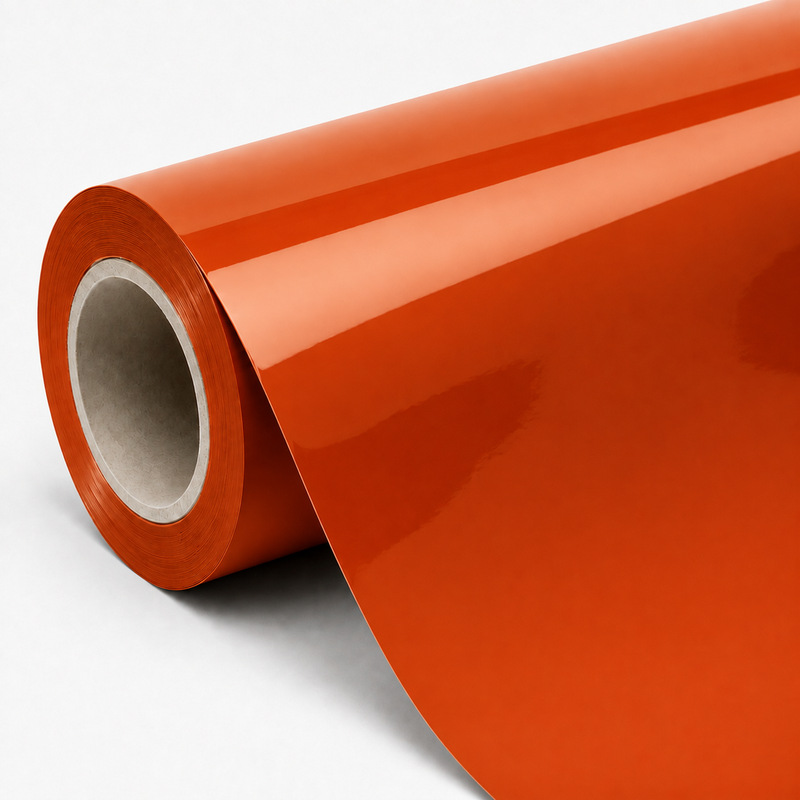 TPU Chameleon-Gold Orange Red Vinyl Wrap