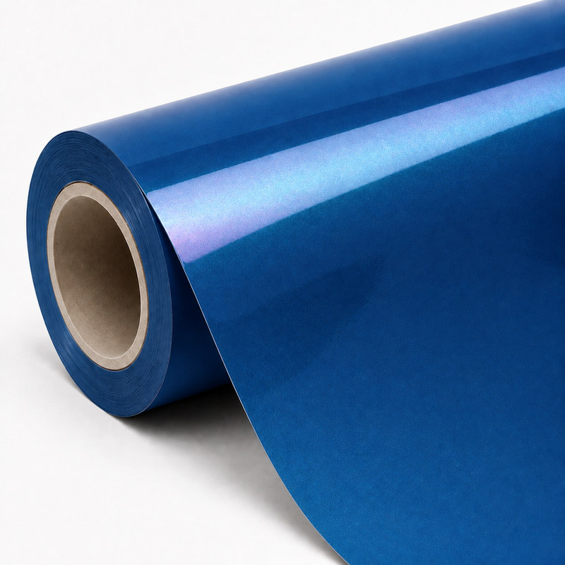 TPU Aurora Diamond Blue Vinyl Wrap