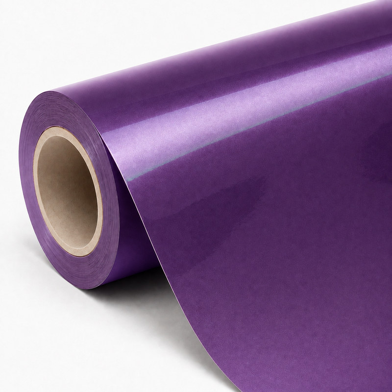 TPU Aurora Diamond Purple-Green Vinyl Wrap