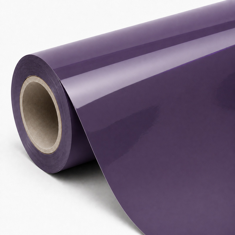 TPU Silver Illusion Purple Vinyl Wrap