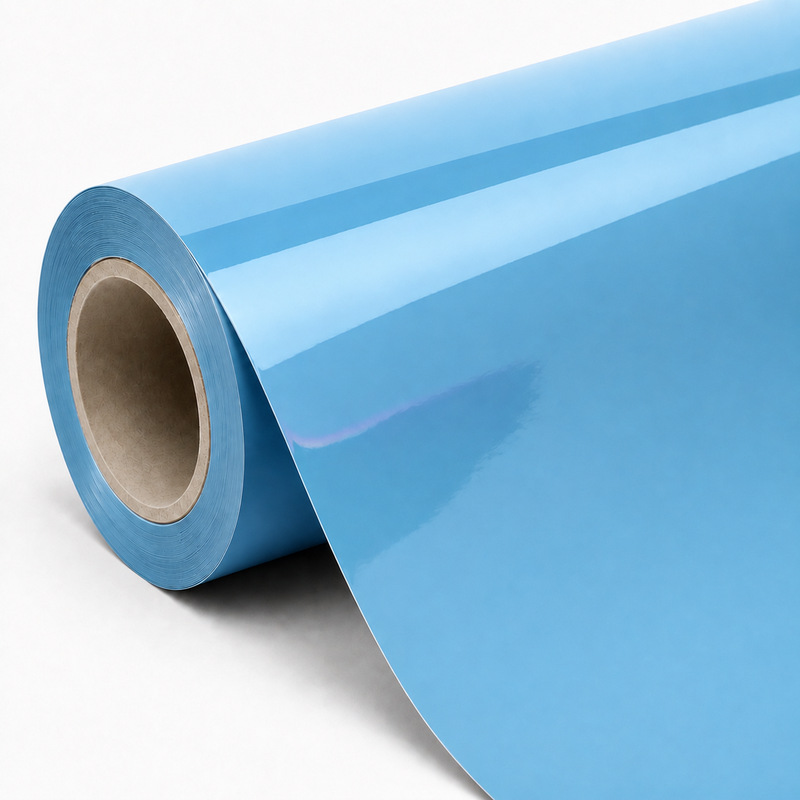 TPU Dreamy Prismatic Sky`Blue Vinyl Wrap