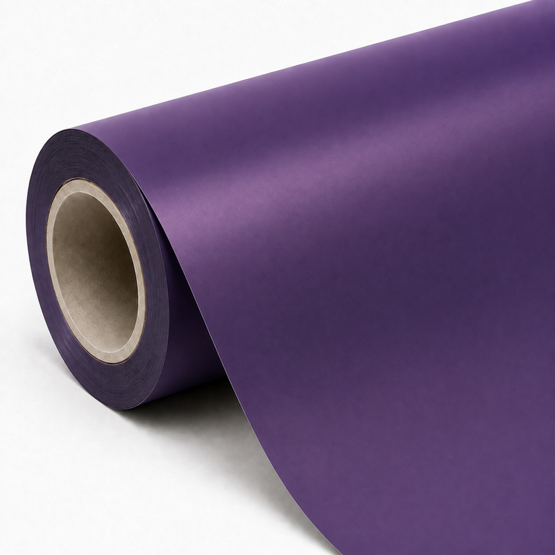 TPU Ultra Black Illusion Purple Vinyl Wrap