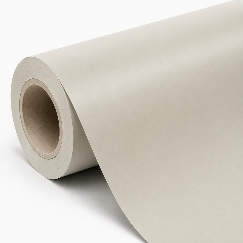 TPU Ultra-Matte Liquid Metal Crescent White Vinyl Wrap