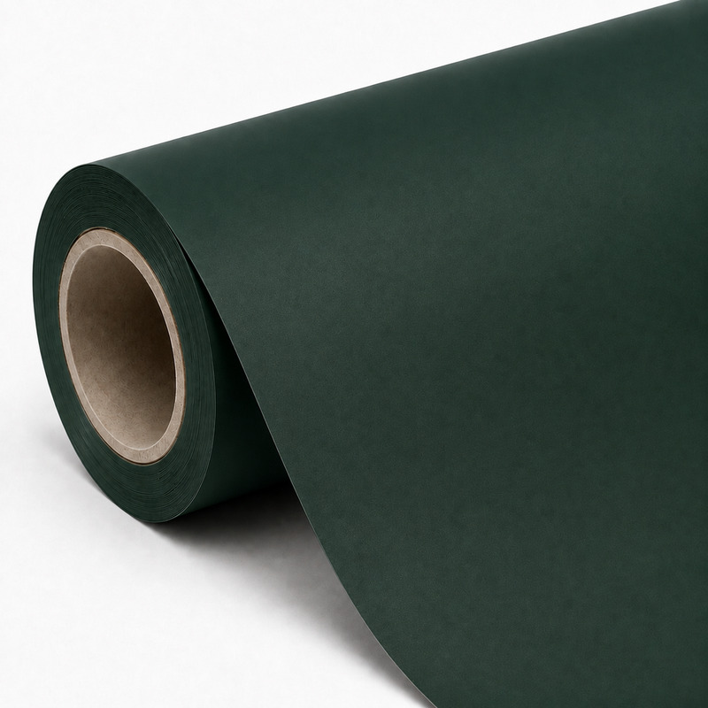TPU Ultra-Matte Metallic Jet Green Vinyl Wrap