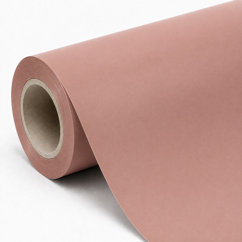 TPU Matte Liquid Metal Shell Pink Vinyl Wrap