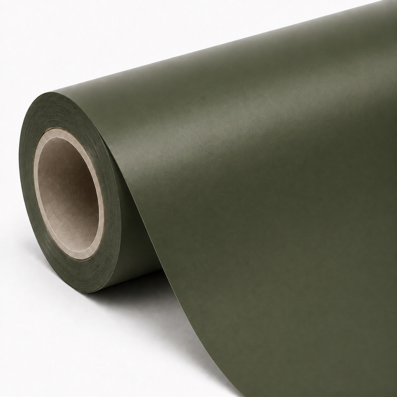 TPU Satin Army Green Vinyl Wrap