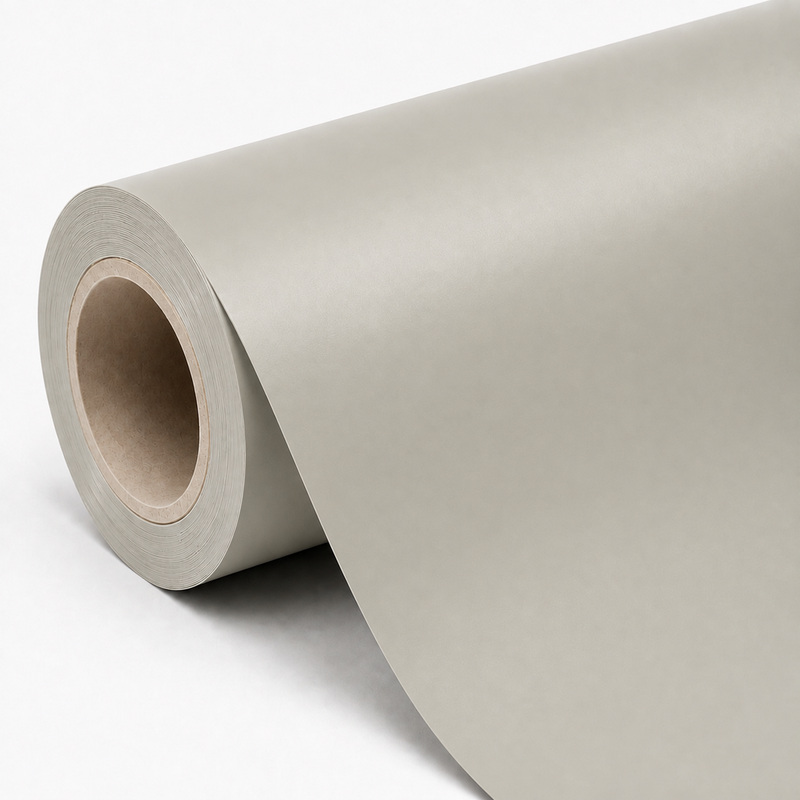 TPU Satin Pepper White Vinyl Wrap