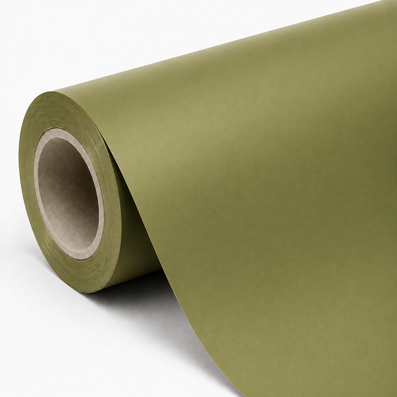 TPU Extinction Metal STO Track Gold-Green Vinyl Wrap