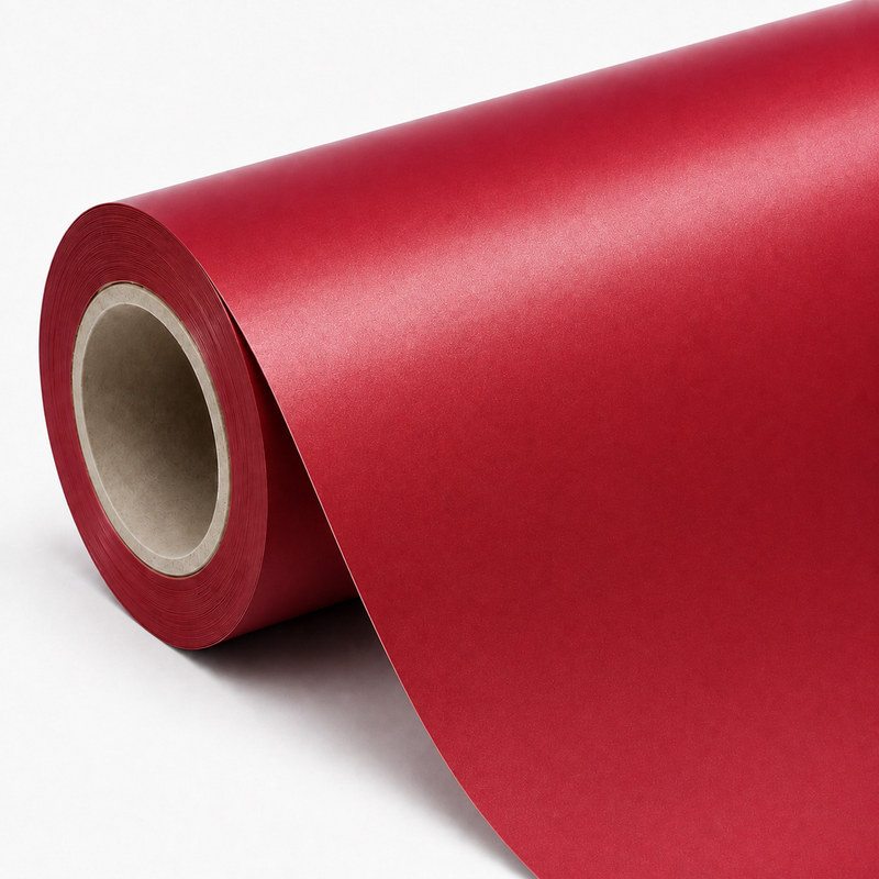 TPU Satin white turns into diamond red Vinyl Wrap