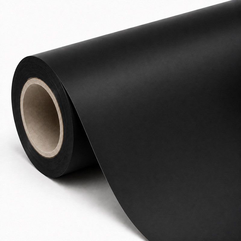 TPU Satin Black Vinyl Wrap