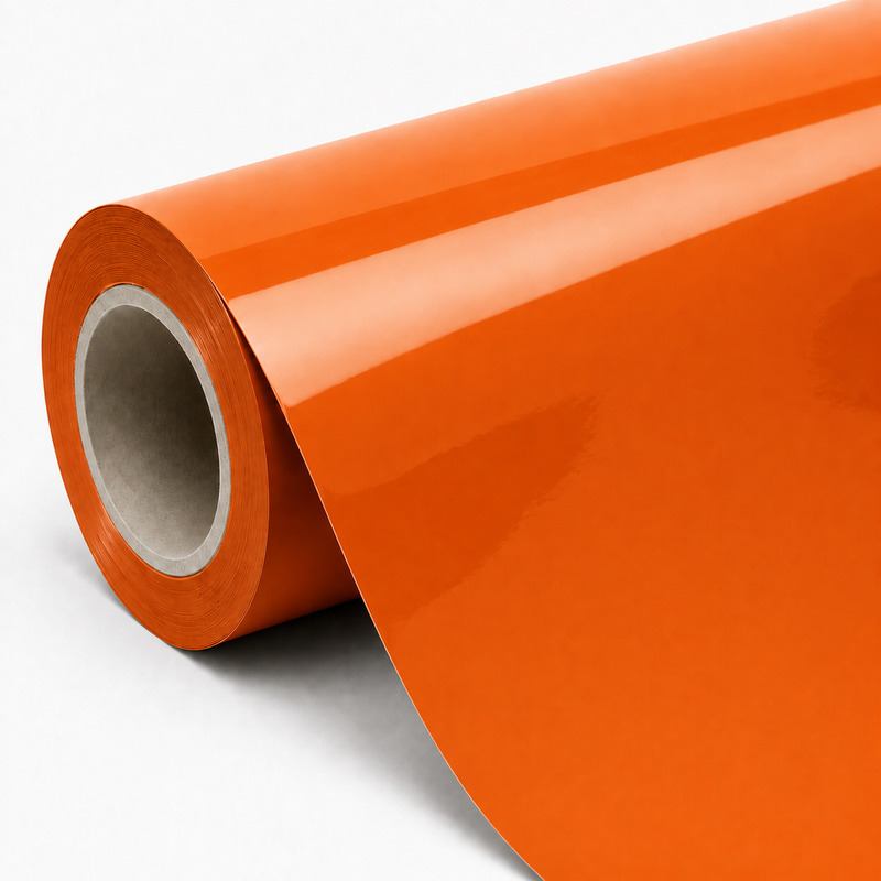 TPU Mclaren Orange Vinyl Wrap