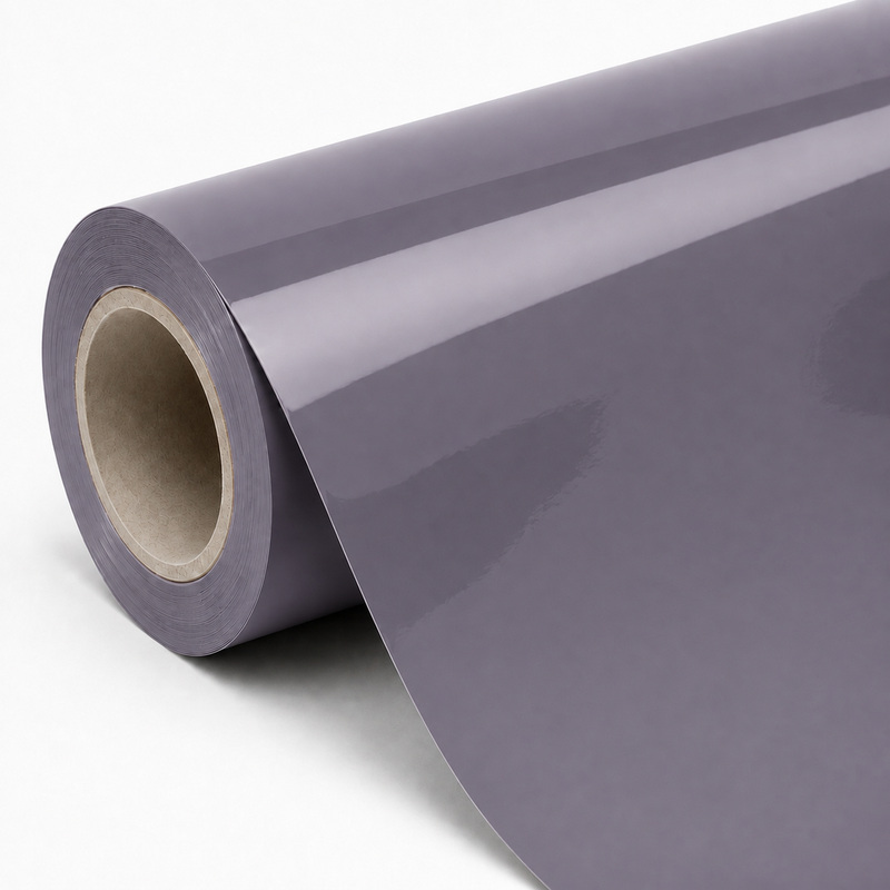TPU Misty Grey Purple Vinyl Wrap