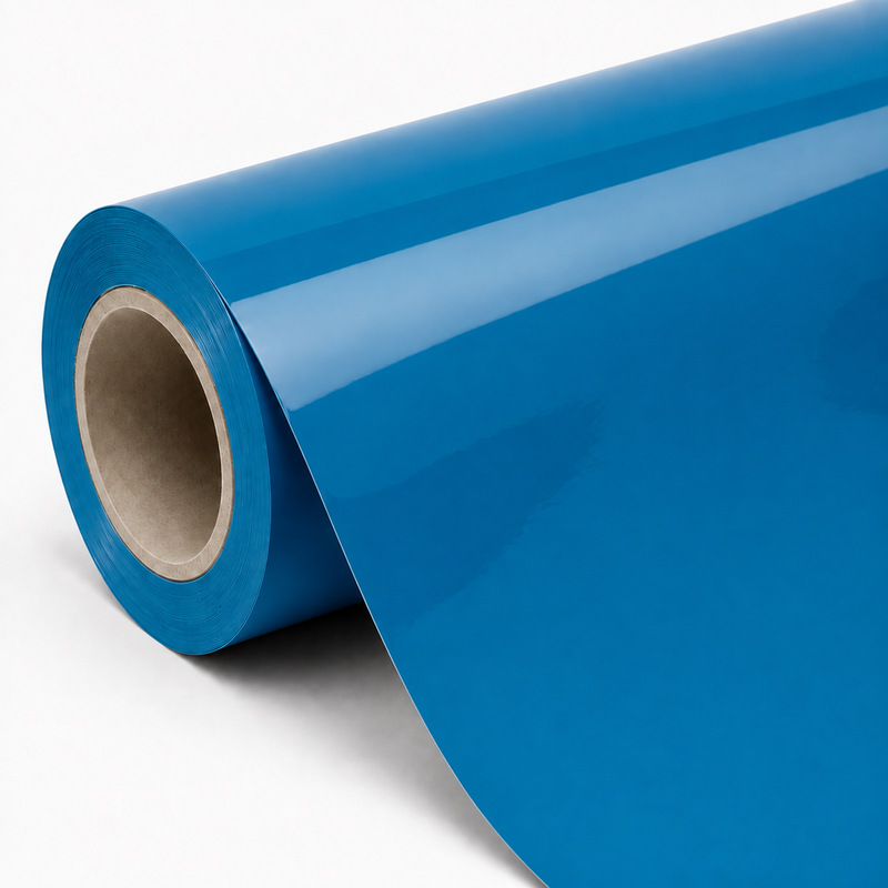 TPU Sky Blue Vinyl Wrap