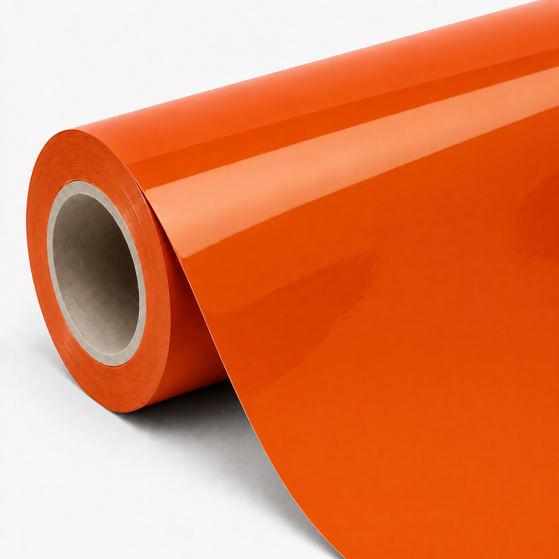 TPU Racing Orange Vinyl Wrap
