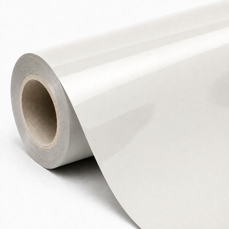 TPU Pearlescent White Vinyl Wrap