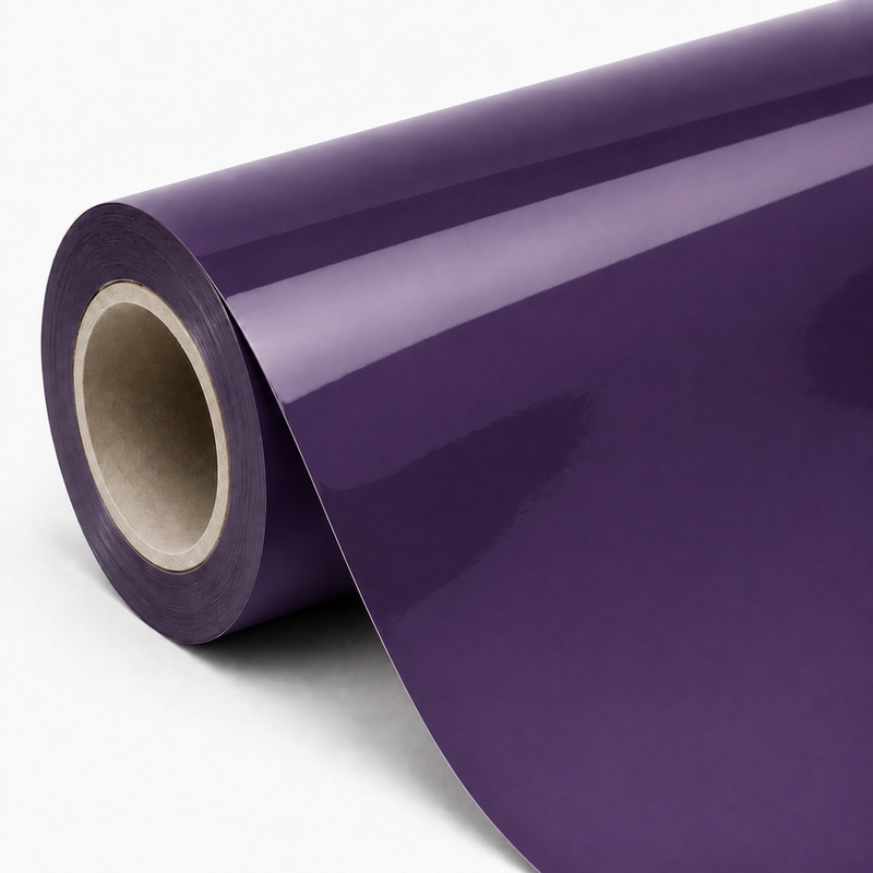 TPU Phantom Black Purple Vinyl Wrap