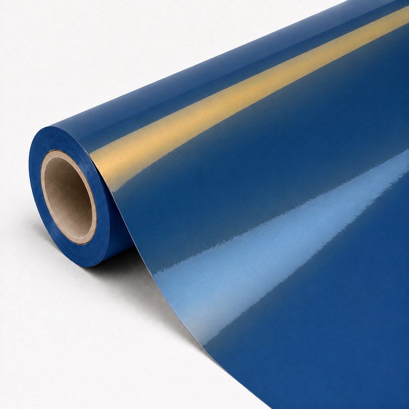 TPU Luminous Blue Gold Vinyl Wrap view 3